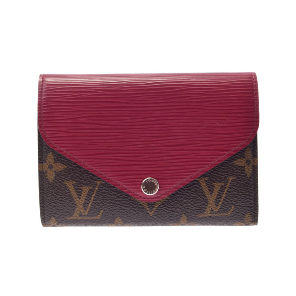 Louis Vuitton Monogram Marie Lou Compact Fuchsia Pink